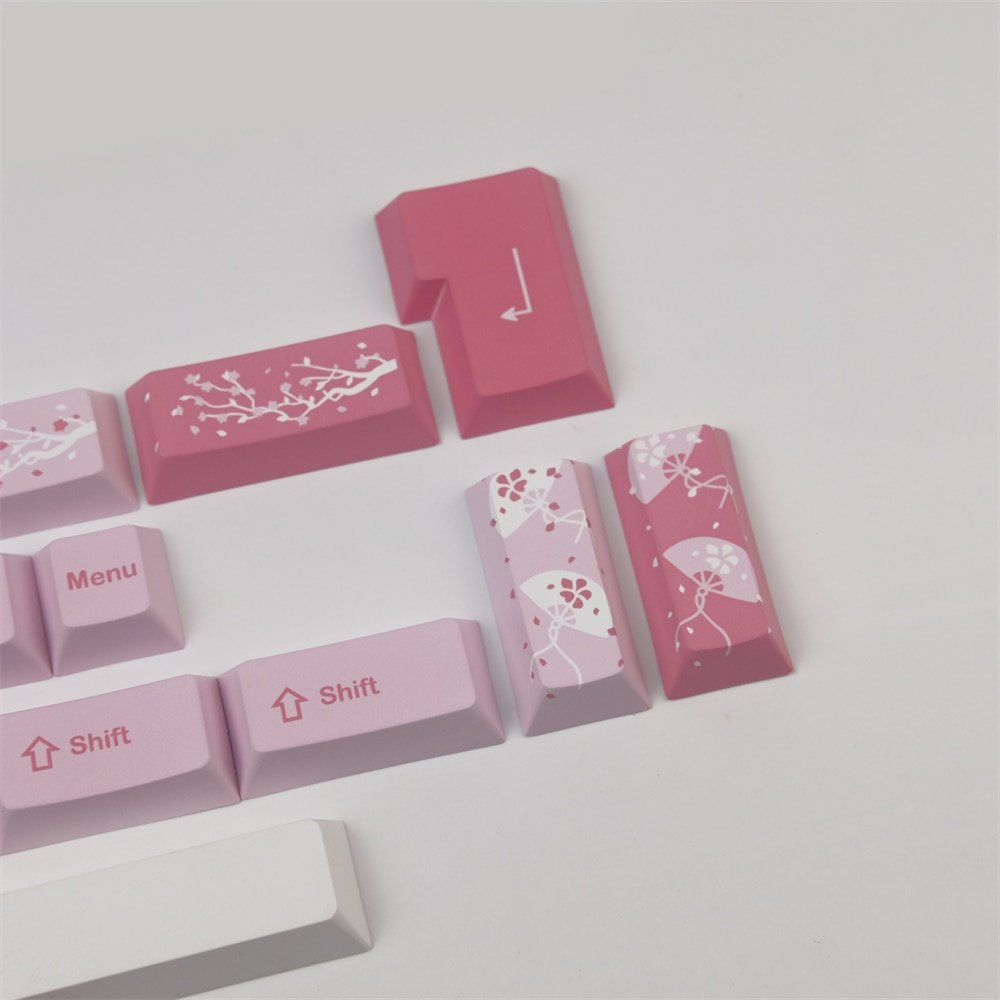 GMK+ Sakura Cat Series Keycap Set - Image 5