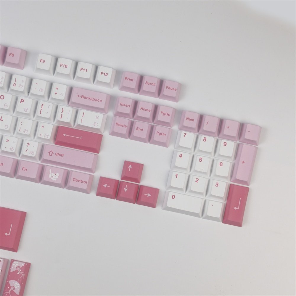 GMK+ Sakura Cat Series Keycap Set - Image 6