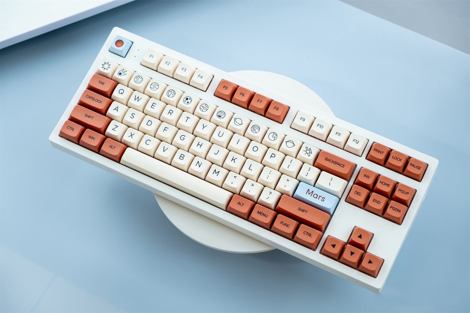 Made with high-quality, durable materials, the GMK + Mars Series XDA Custom Keycap Set is designed to withstand the test of time!