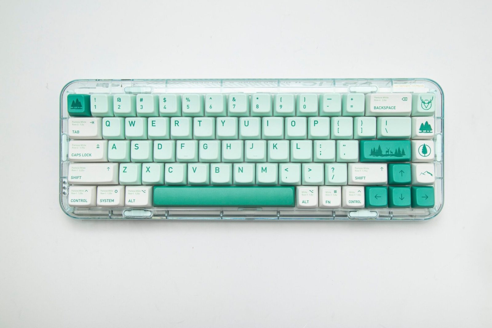 GMK+ Forest Green Series XDA Custom Keycap Set