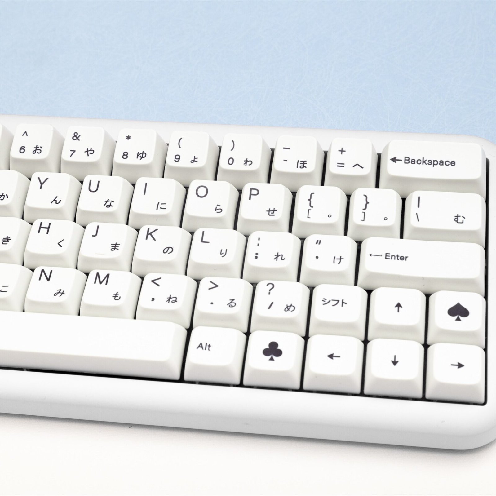 GMK+ Minimalist White Series MDA Custom Keycap Set