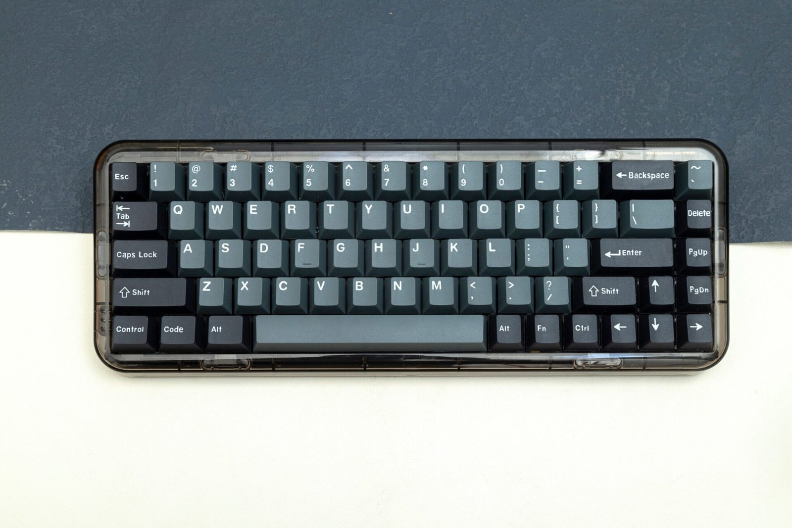 GMK + Apollo Black Gray Series Cherry Custom Keycap Set