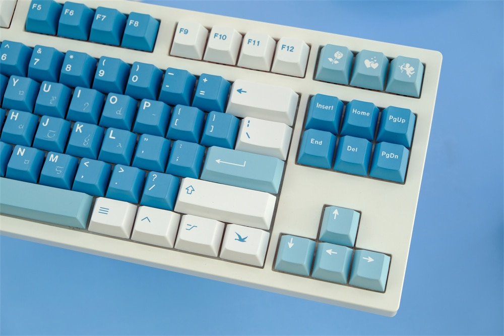 GMK+ Sea Fog Series Cherry Custom Keycap Set