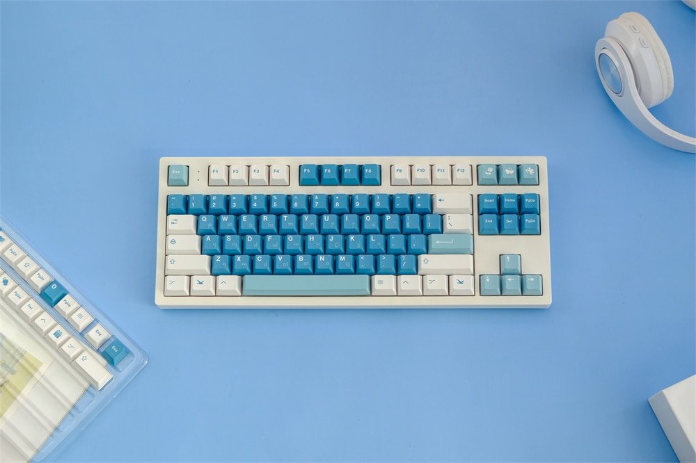 GMK+ Sea Fog Series Cherry Custom Keycap Set