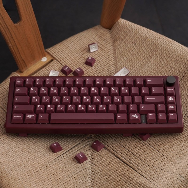 GMK + Blood Red Series Cherry Custom Keycap Set