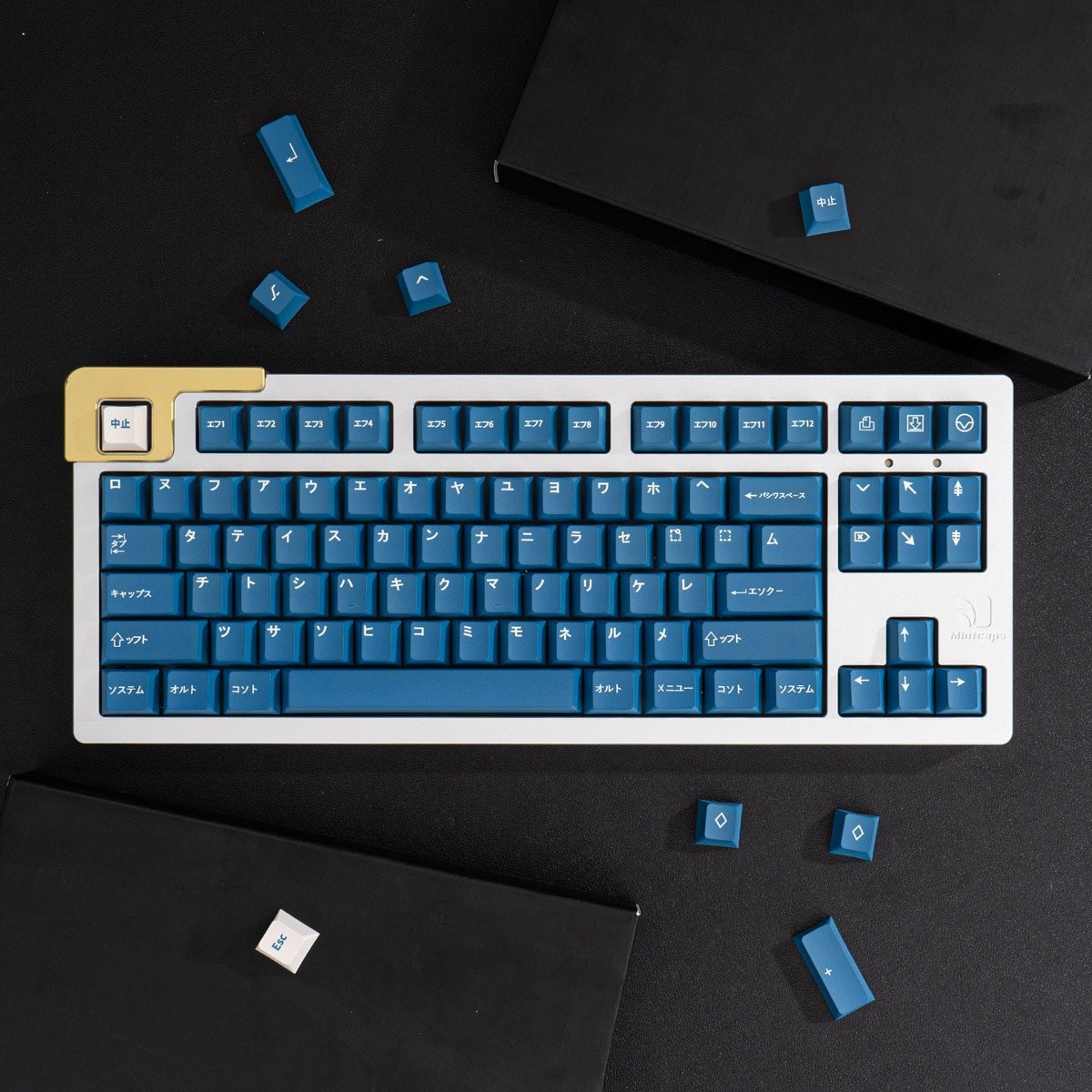 GMK+ Wob Katakana Cherry Custom Keycaps Set