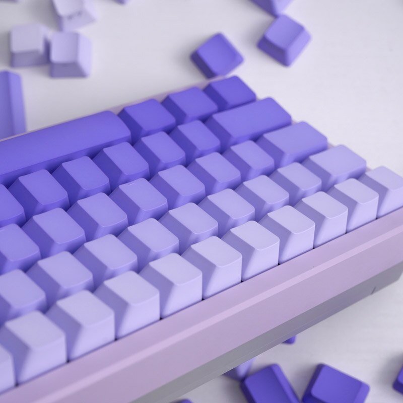 GMK+ Pastel Purple OEM Custom Keycaps Set - Image 5