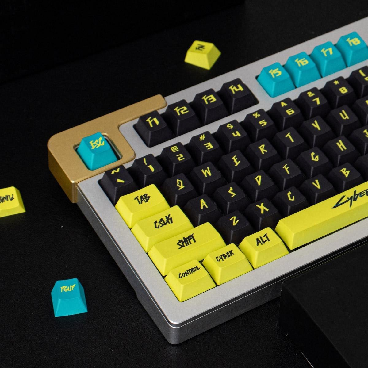 GMK+ Cyberpunk Theme Cherry Custom Keycaps Set