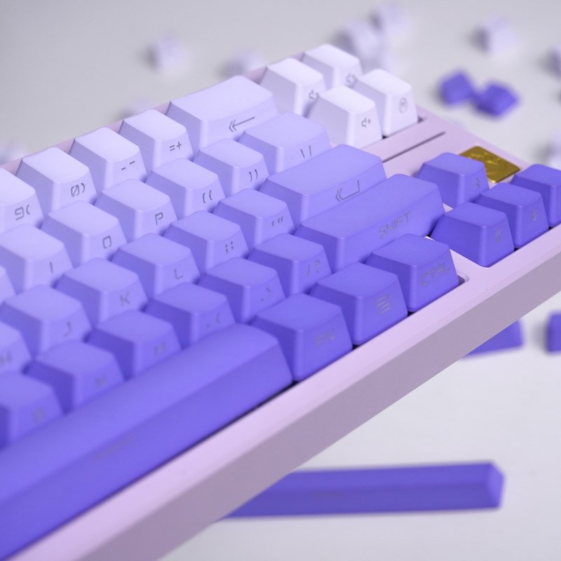 GMK+ Pastel Purple OEM Custom Keycaps Set