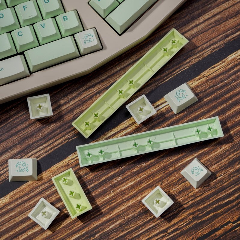 GMK+ Ginko Stamps Cherry Custom Keycaps Set