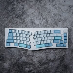GMK+ Ergonomic Blue Cherry Custom Keycap Set