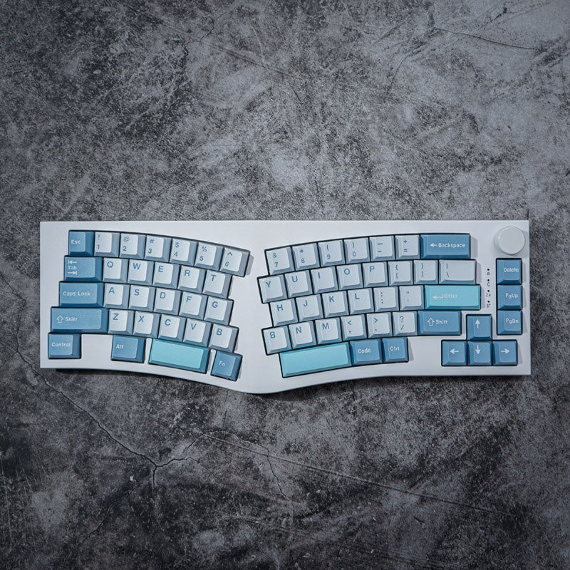 GMK+ Ergonomic Blue Cherry Custom Keycap Set