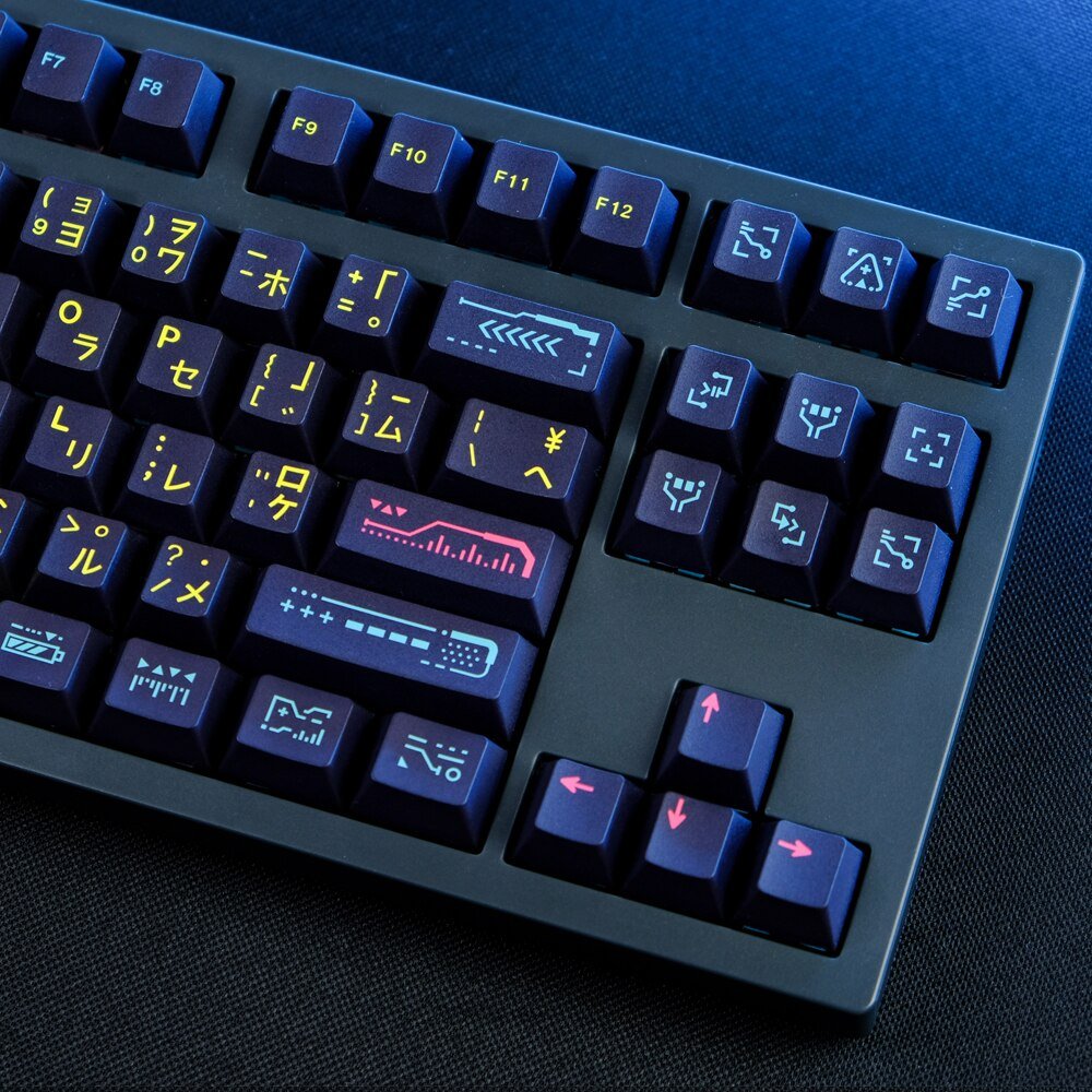 GMK+ Yellow Highlight Cherry Custom Keycap Set - Image 5