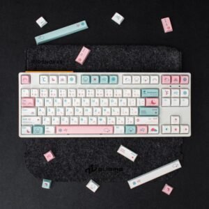 GMK+ Soft Japanese Cherry Custom Keycap Set