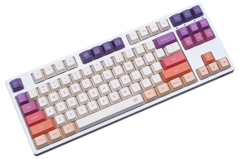 GMK+ Tinted Orange Cherry Custom Keycap Set