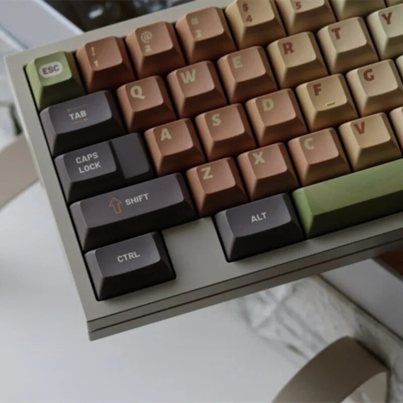 GMK+ Dark Brown KCA Custom Keycap Set - Image 4