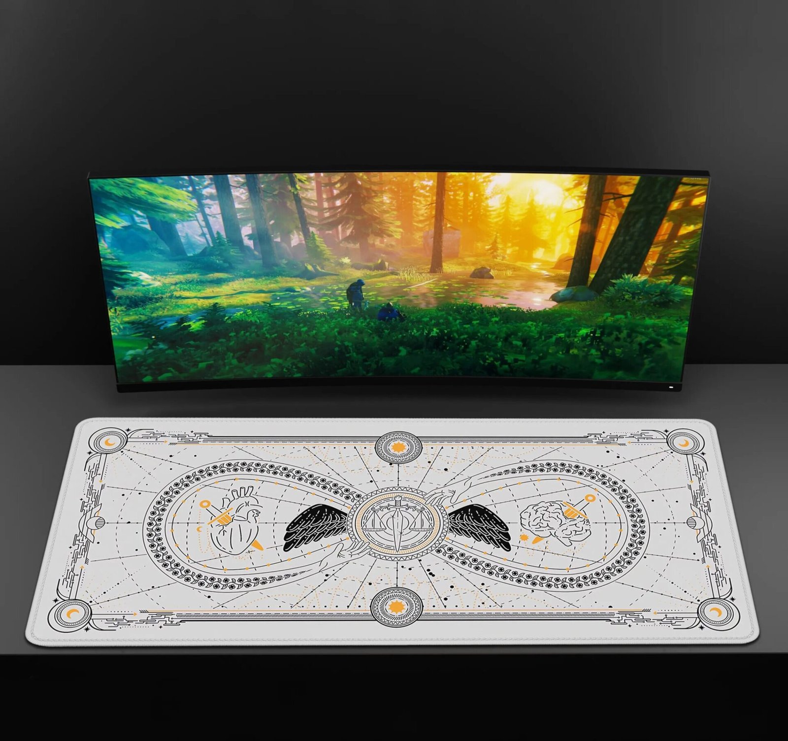 GMK+ Cool Zodiac Custom Desk Mat - Image 2