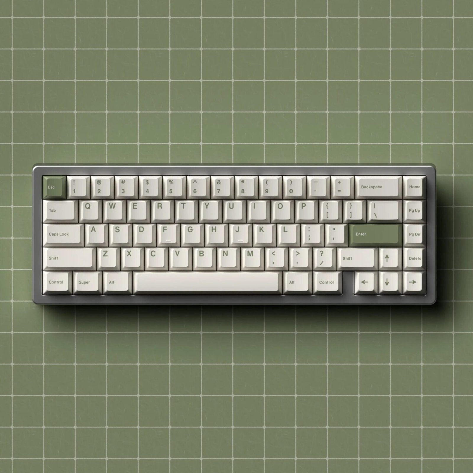 GMK+ Green Tone Cherry Custom Keycap Set