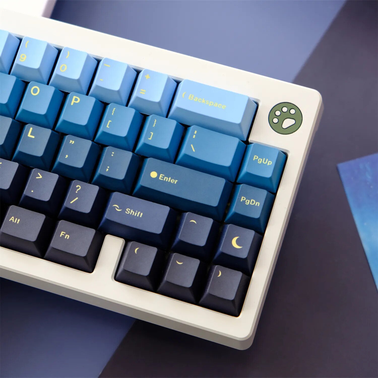 GMK+ Blue Degraded Cherry Custom Keycap Set - Image 5