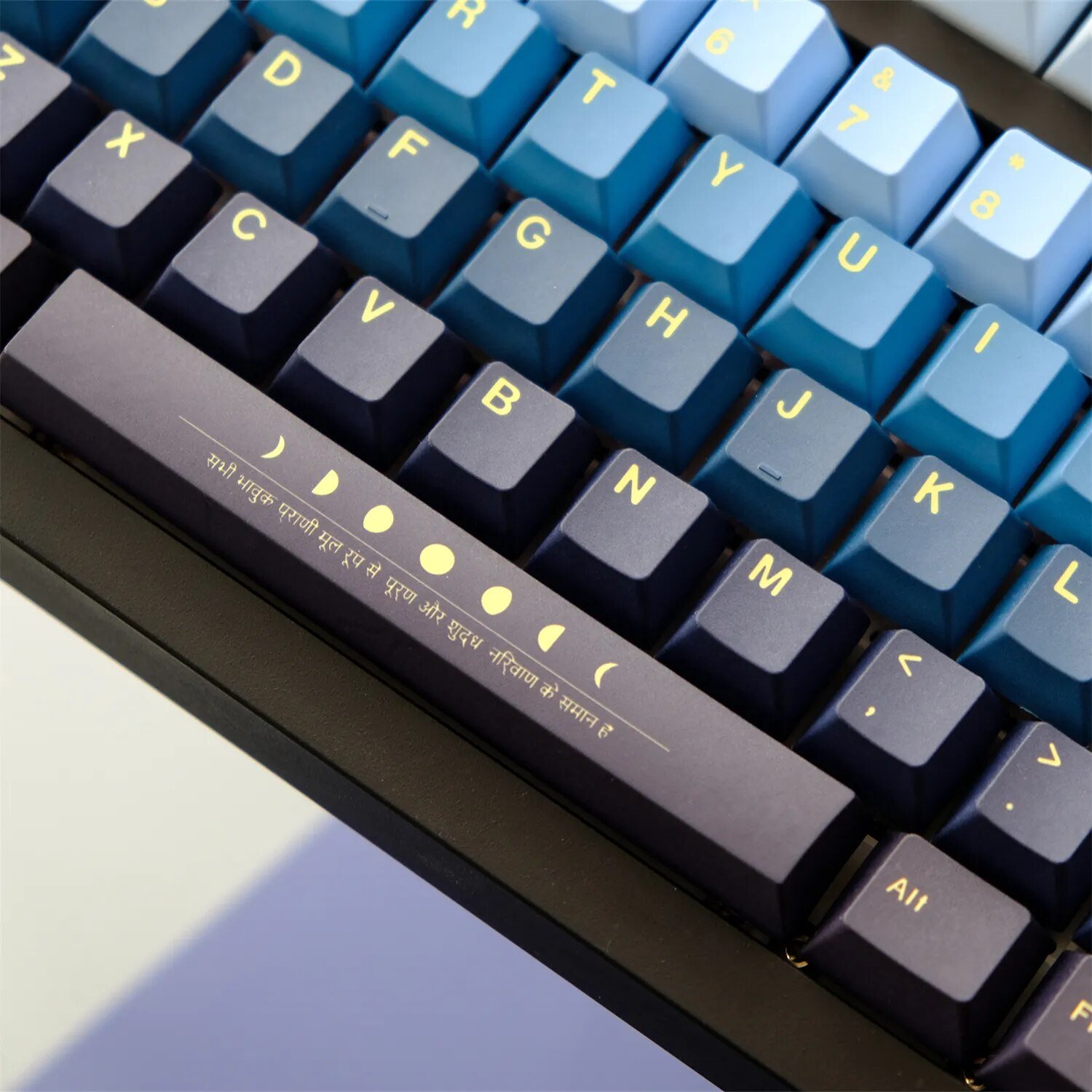 GMK+ Blue Degraded Cherry Custom Keycap Set - Image 4