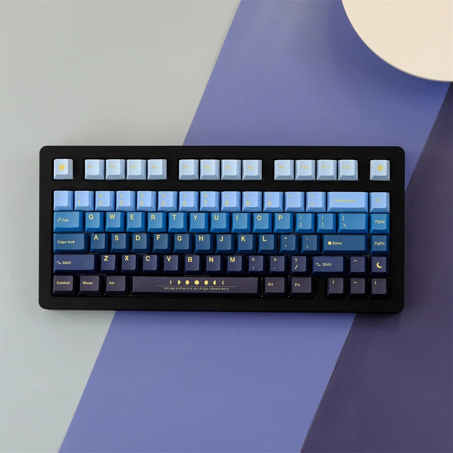 GMK+ Blue Degraded Cherry Custom Keycap Set - Image 3