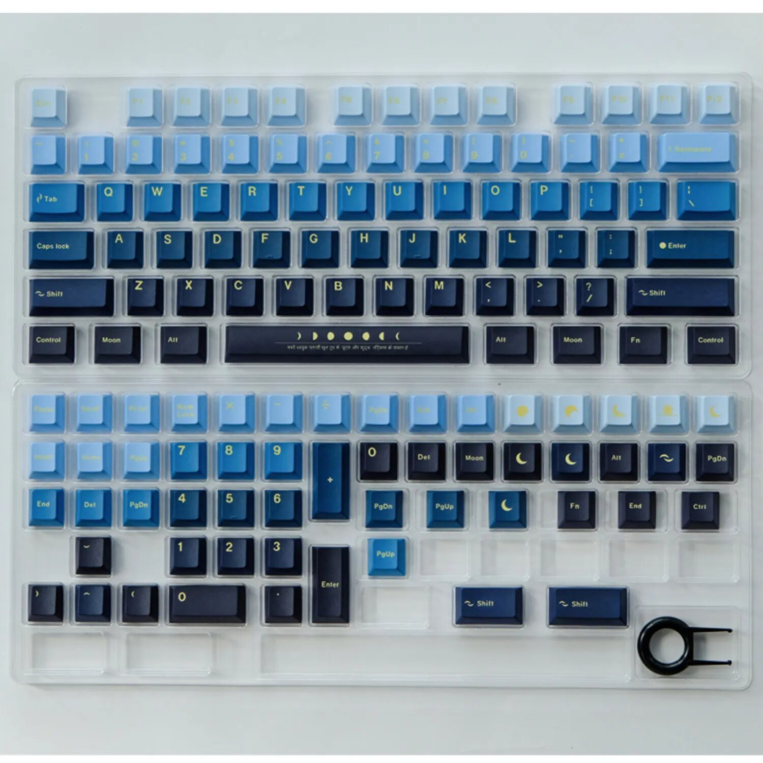 GMK+ Blue Degraded Cherry Custom Keycap Set - Image 6