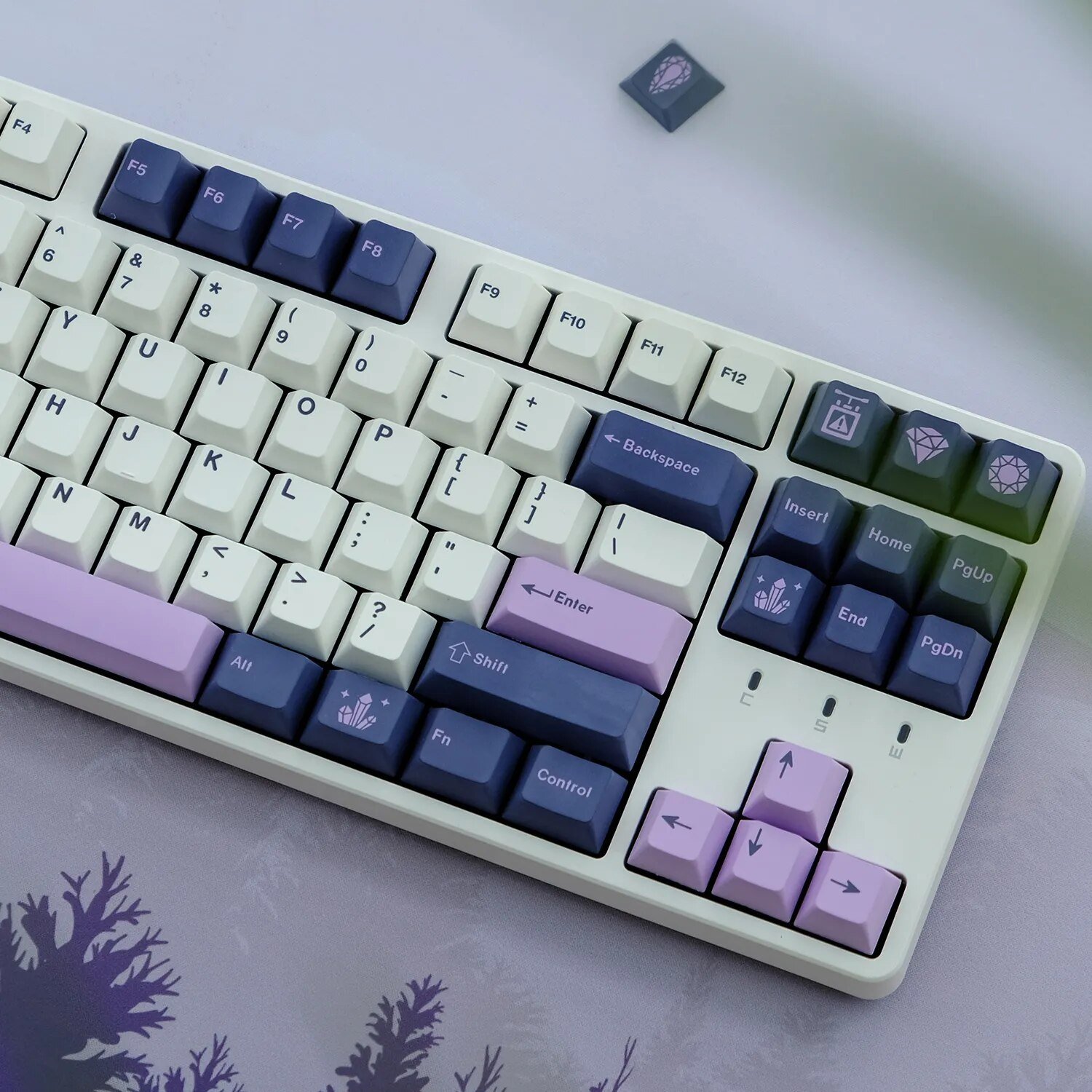 GMK+ Purple and Blue Cherry Custom Keycap Set - Image 5