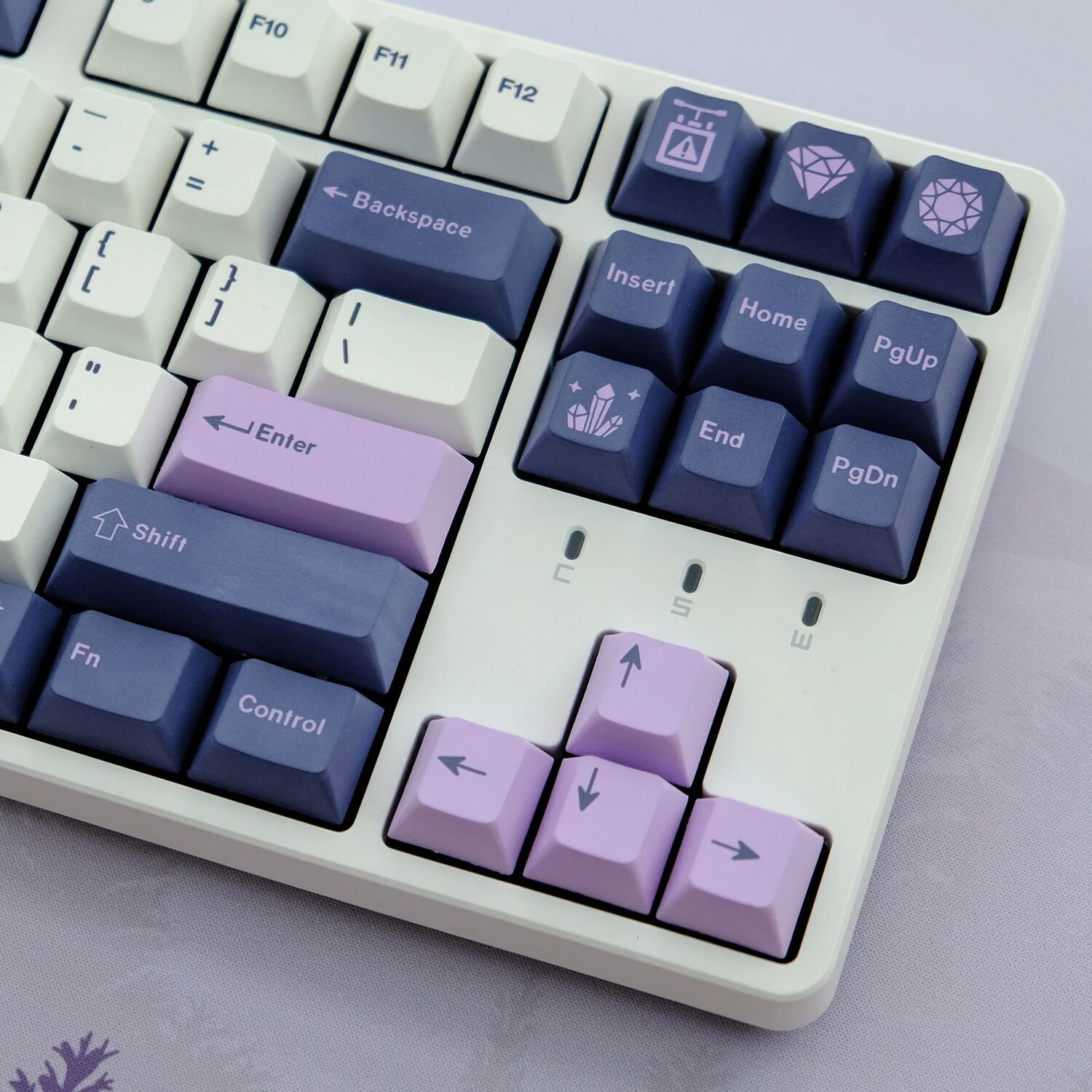 GMK+ Purple and Blue Cherry Custom Keycap Set - Image 4