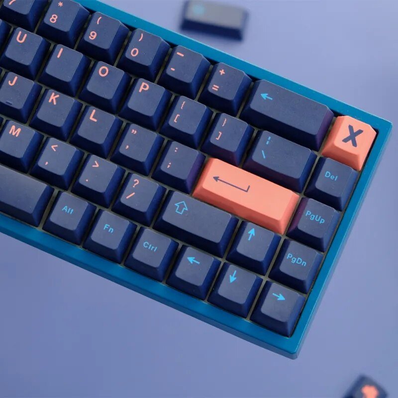 GMK+ Aesthetic Black and Orange Cherry Custom Keycap Set - Image 3