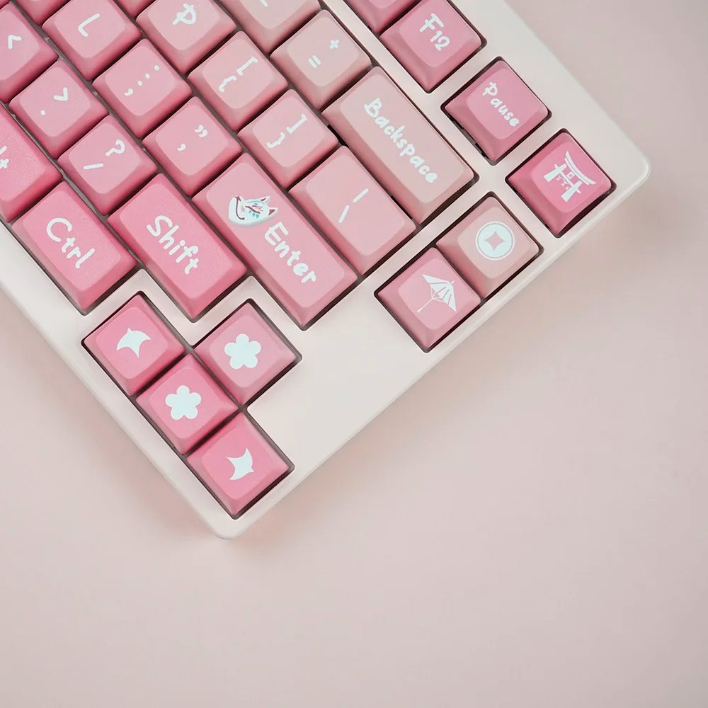 GMK+ Kawaii Sakura XDA Custom Keycap Set - Image 5