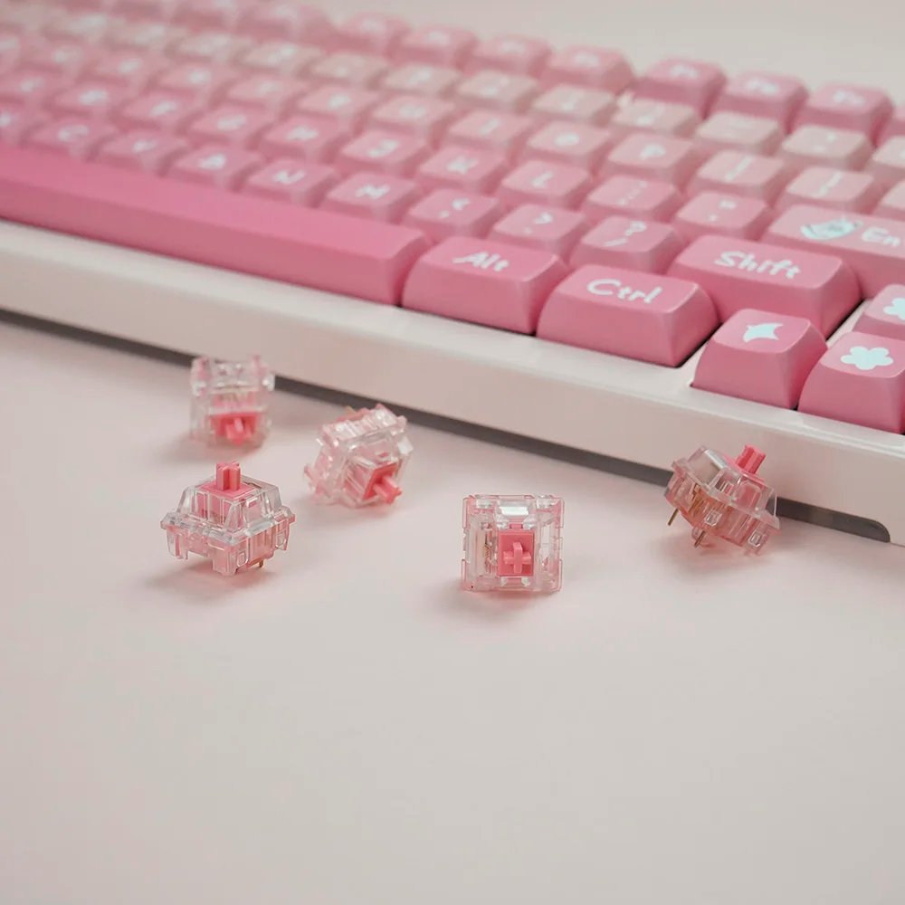 GMK+ Kawaii Sakura XDA Custom Keycap Set - Image 3