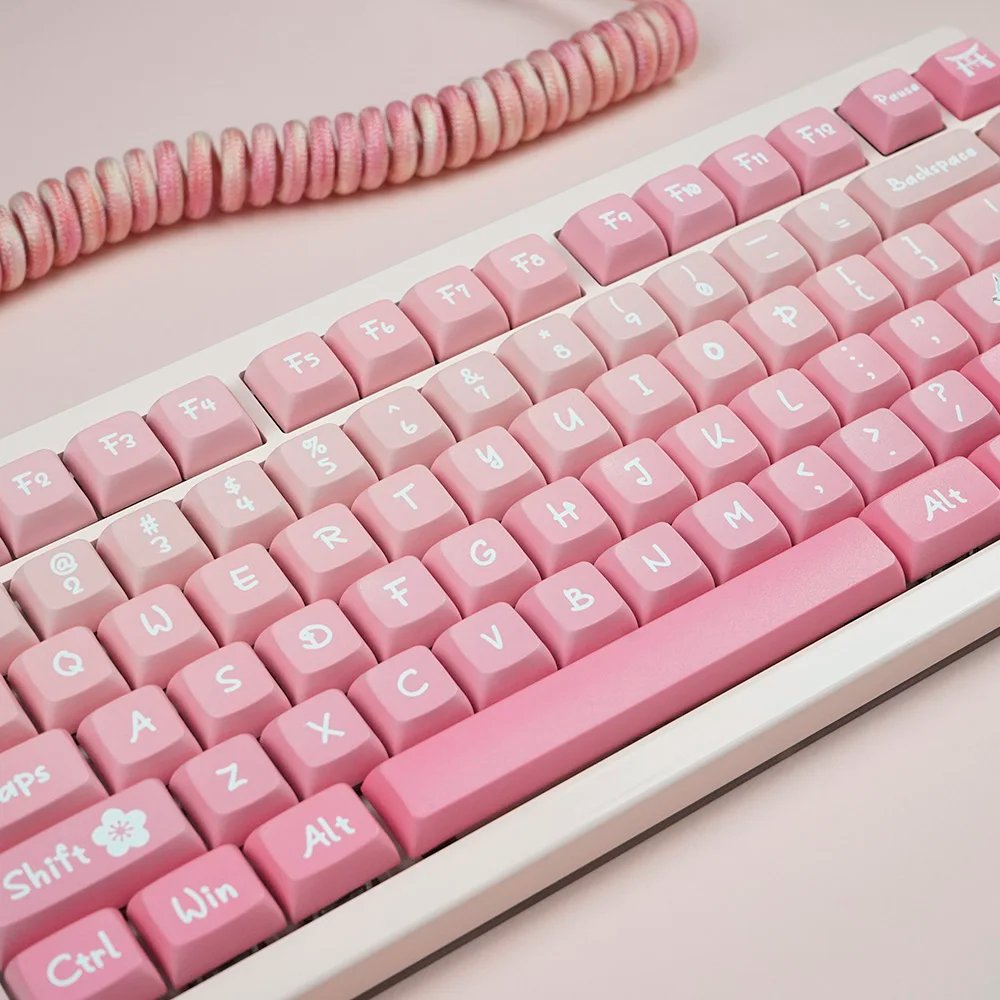 GMK+ Kawaii Sakura XDA Custom Keycap Set - Image 2