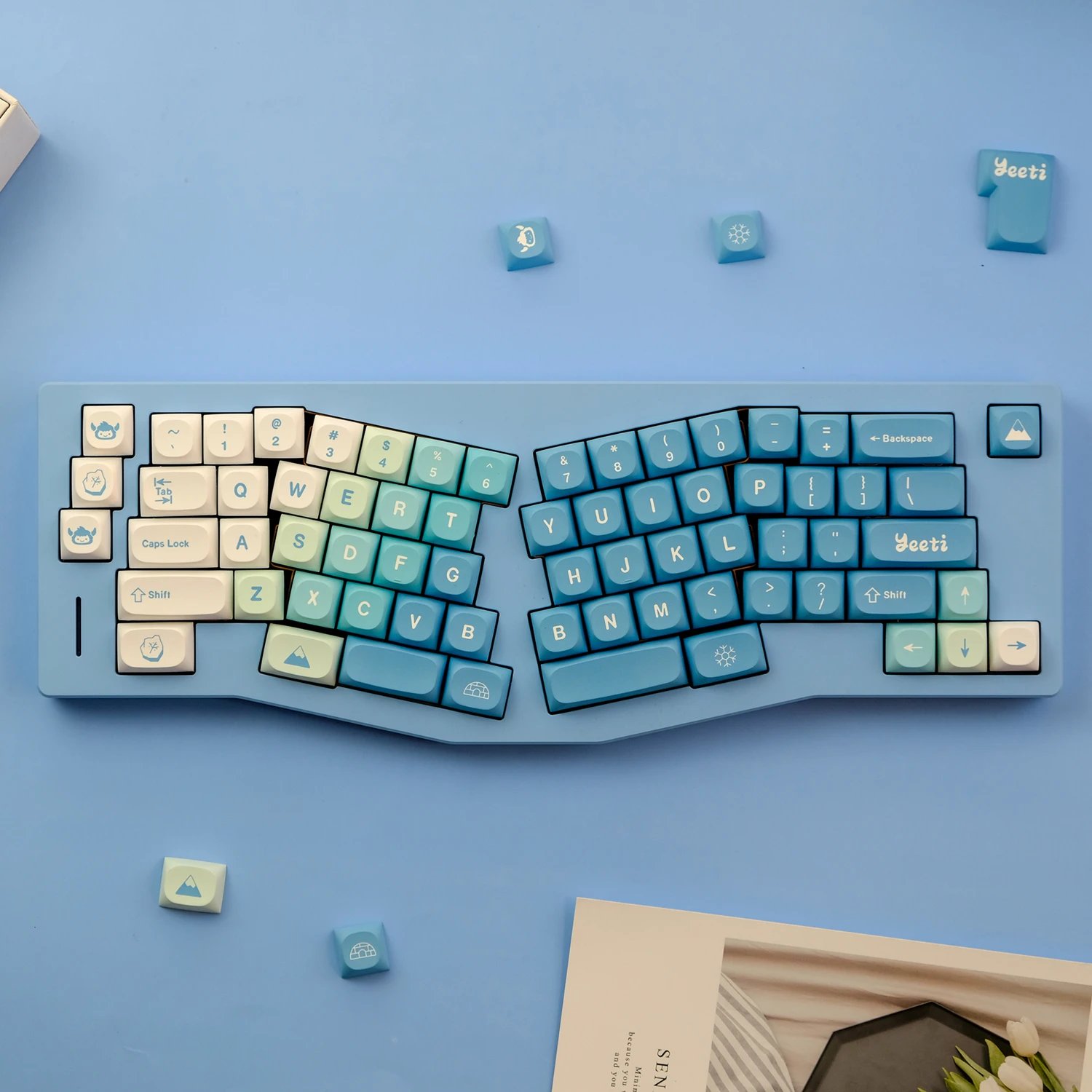 GMK+ BlueYeeti MA Custom Keycap Set