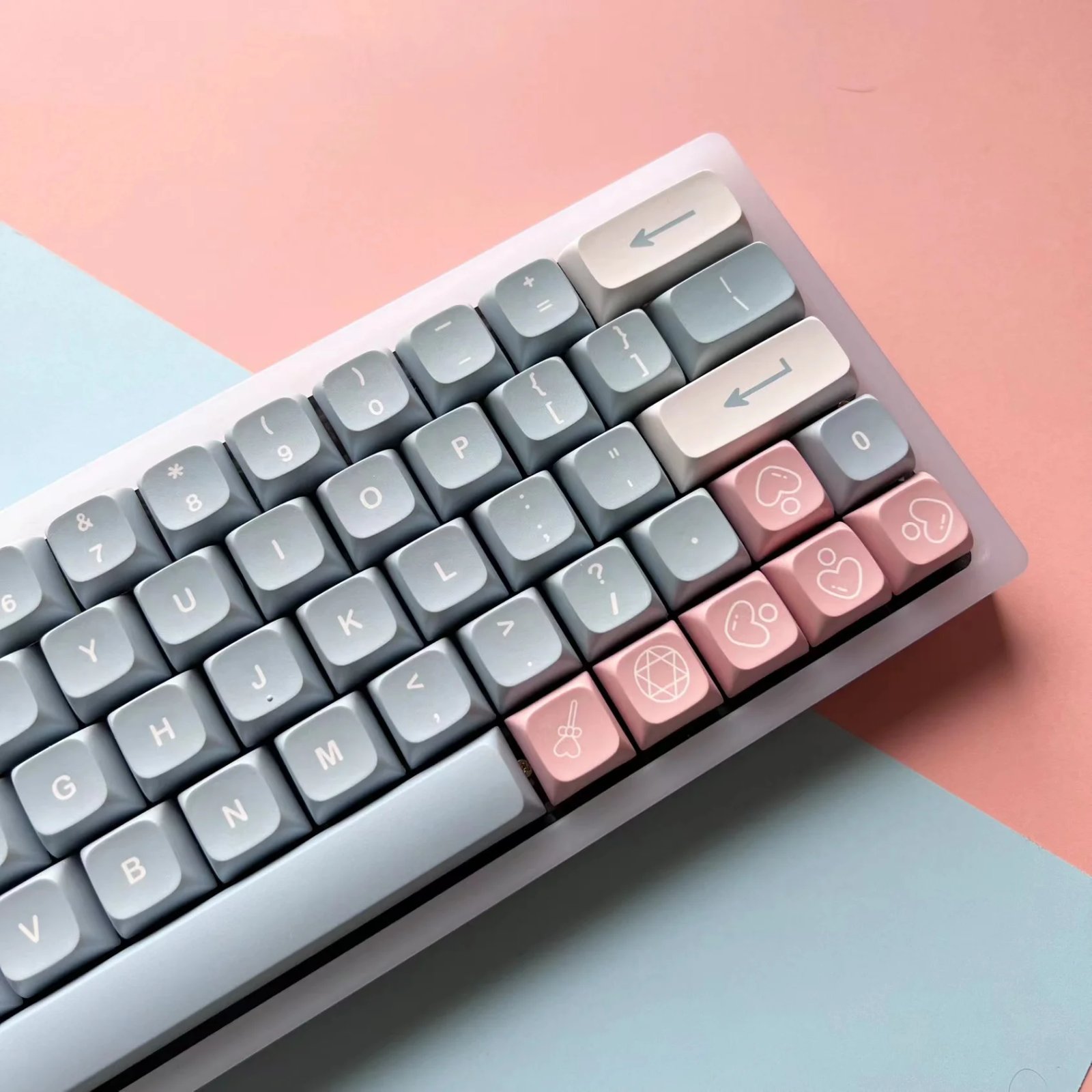 GMK+ Pinky Grey XDA Custom Keycap Set - Image 3