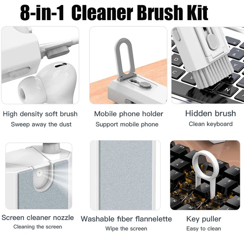 GMK+ 8-in-1 Cleaning Kit Accessories - Image 2