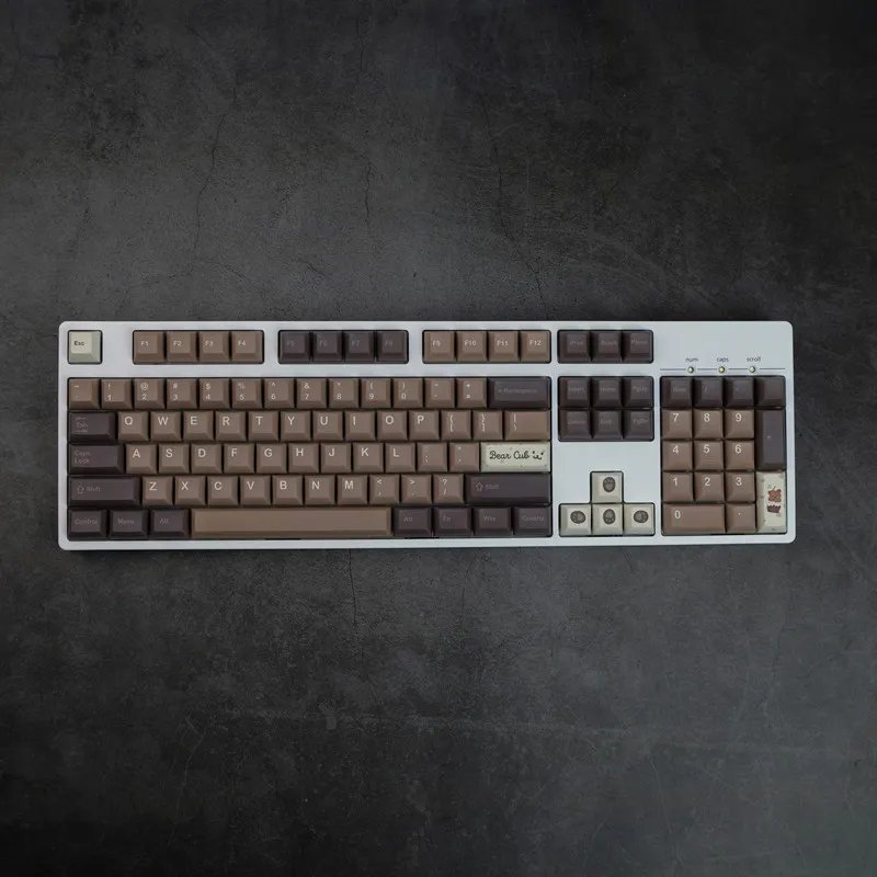 GMK+ Brown Bear KCA Custom Keycap Set