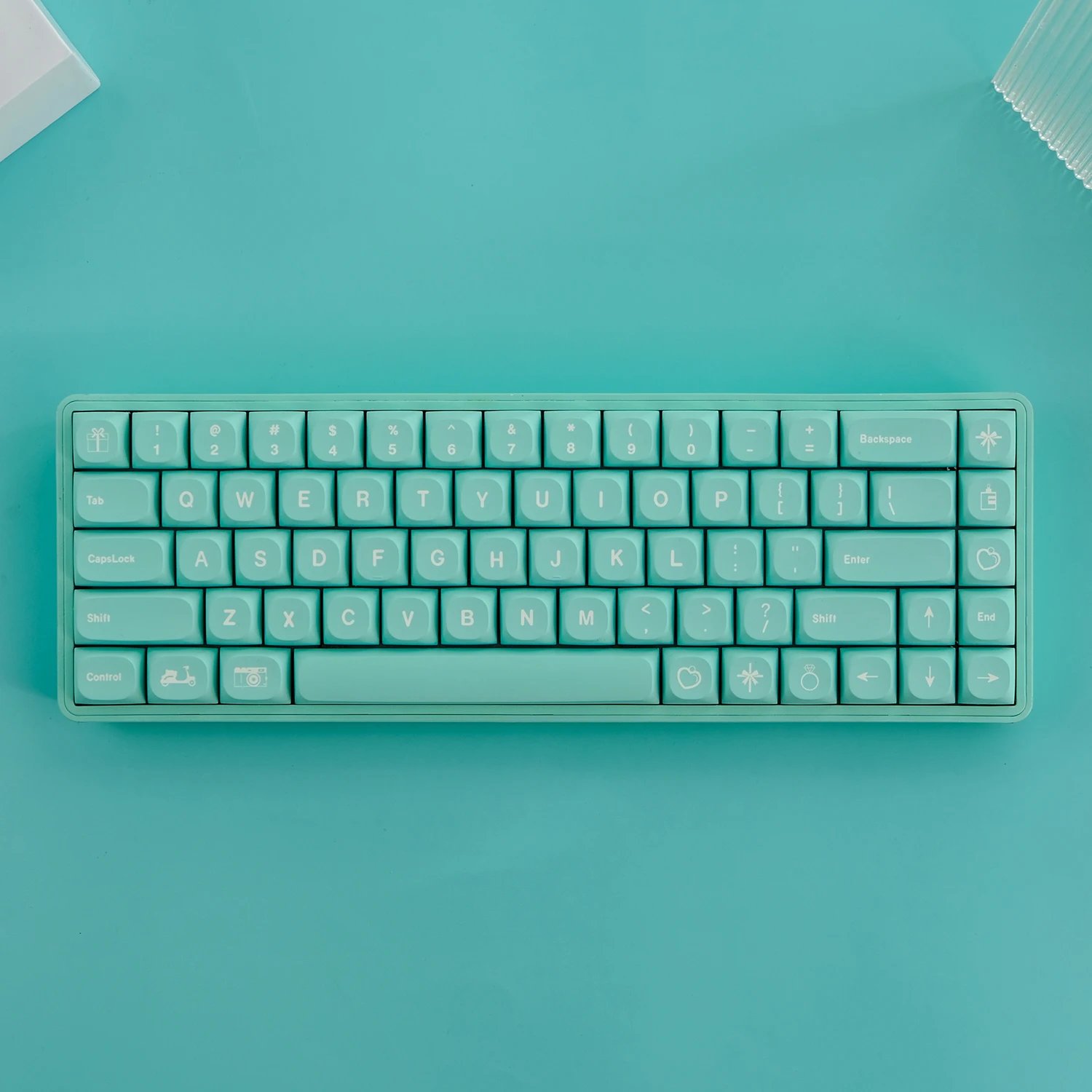 GMK+ Turquoise MA Custom Keycap Set - Image 2
