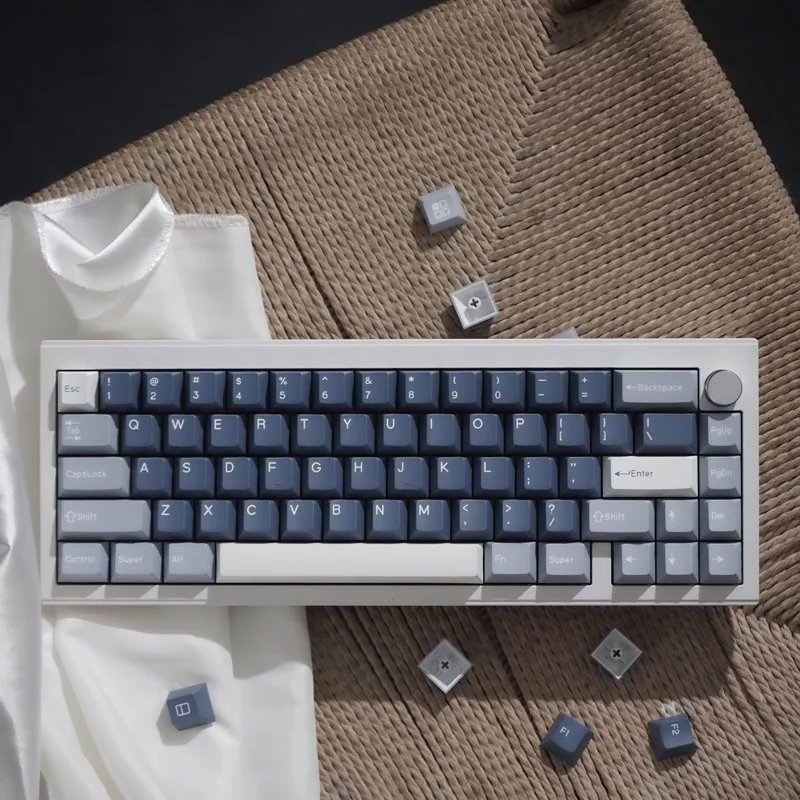 GMK+ GalacticBlue Cherry Custom Keycap Set