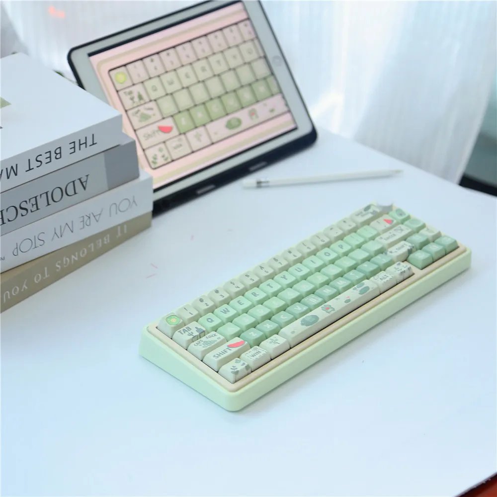 GMK+ Kawaii Avocado MDA Custom Keycap Set - Image 5
