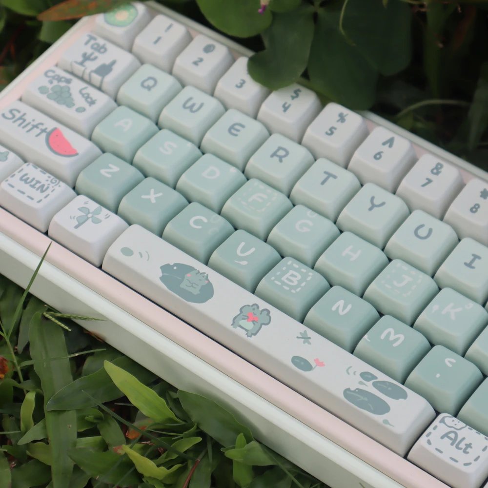 GMK+ Kawaii Avocado MDA Custom Keycap Set - Image 4