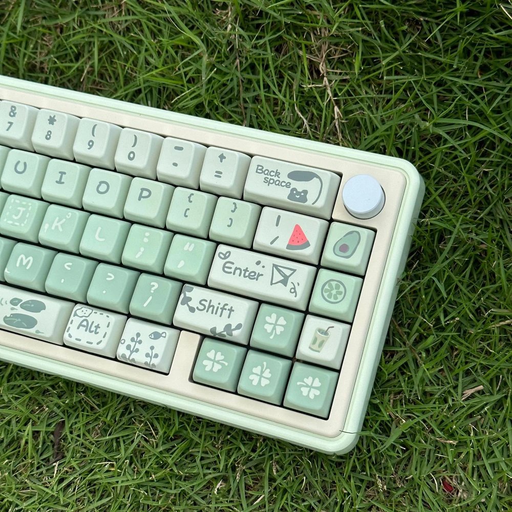 GMK+ Kawaii Avocado MDA Custom Keycap Set - Image 3