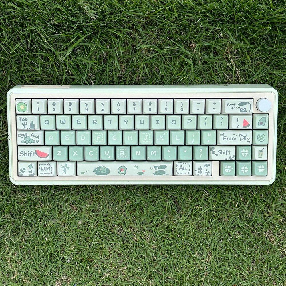 GMK+ Kawaii Avocado MDA Custom Keycap Set