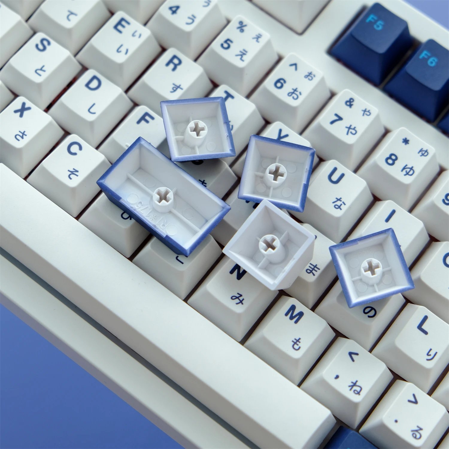 GMK+ Blue Moon Cherry Custom Keycap Set - Image 4