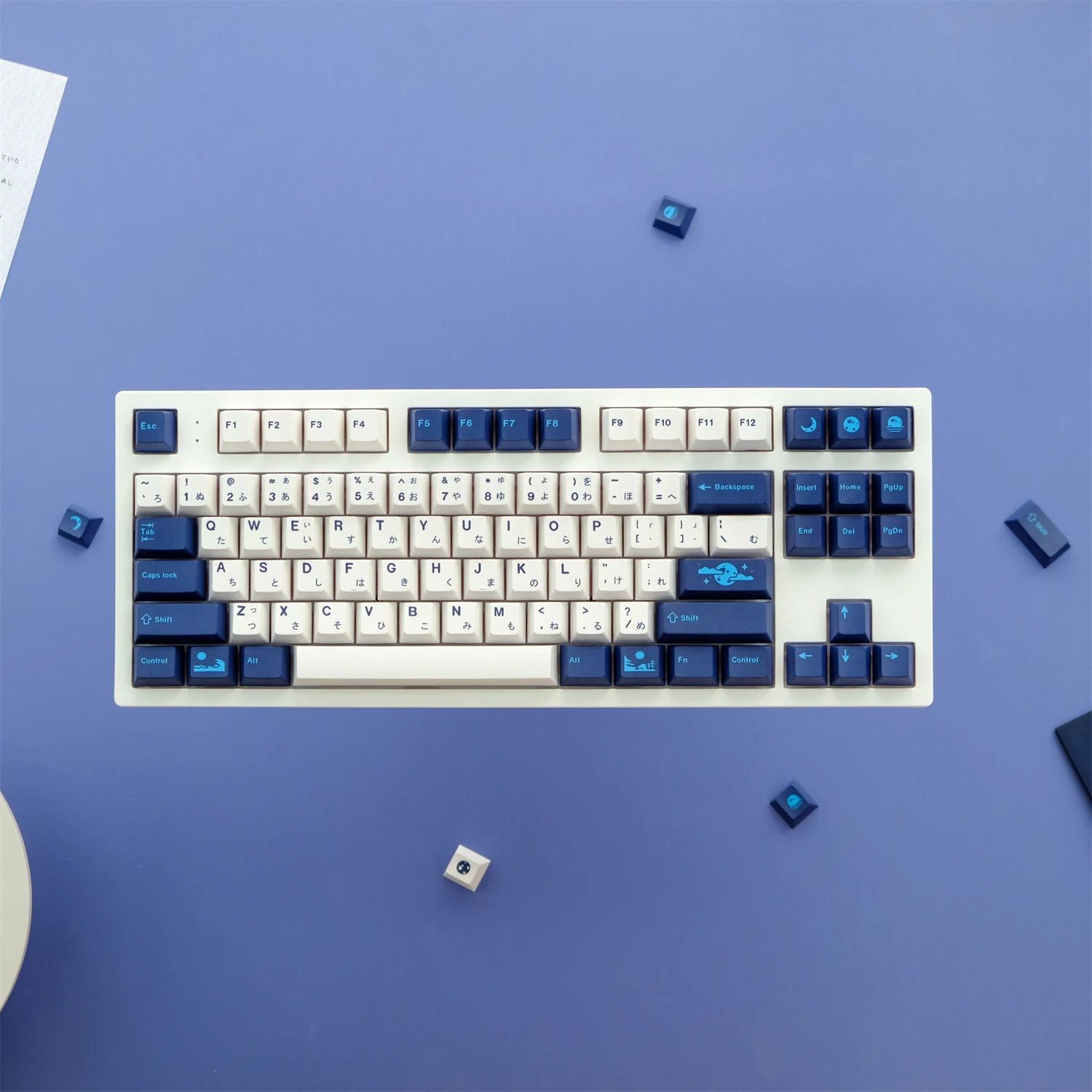 GMK+ Blue Moon Cherry Custom Keycap Set - Image 6