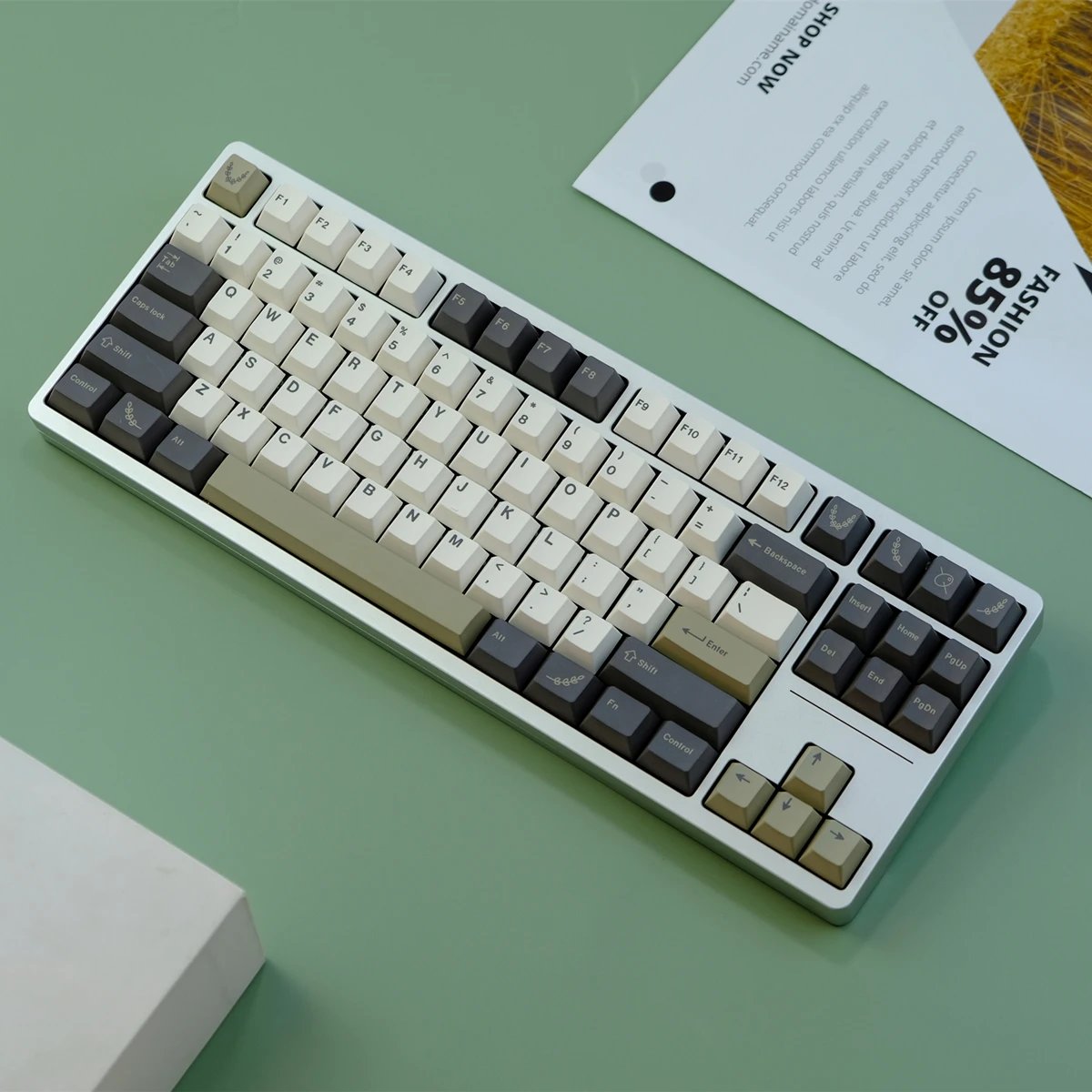 GMK+ Olive Cherry Custom Keycap Set - Image 5