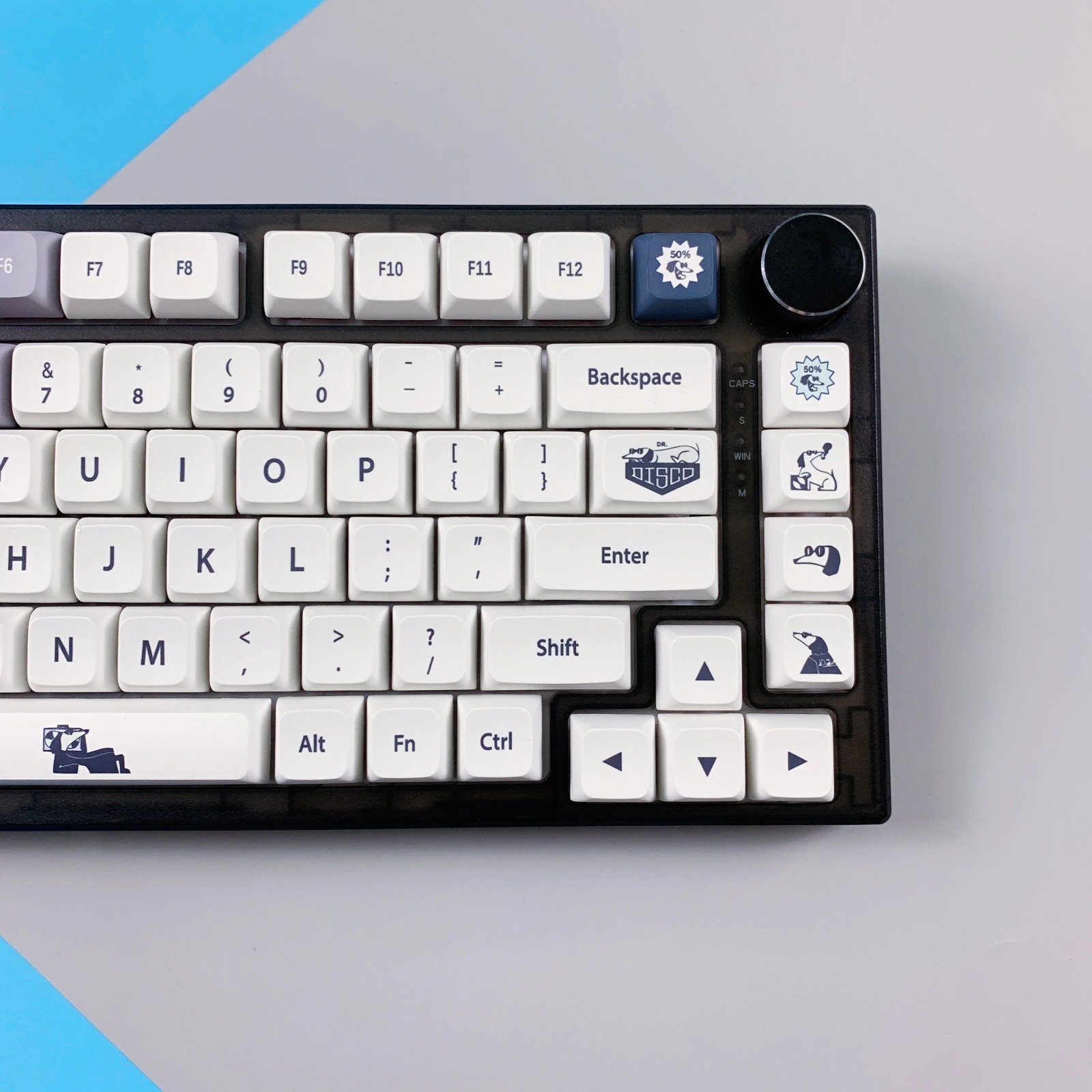 Introducing the GMK+ Alien Dog XDA Custom Keycap Set, a stellar fusion of style and functionality that will elevate your keyboard aesthetics!