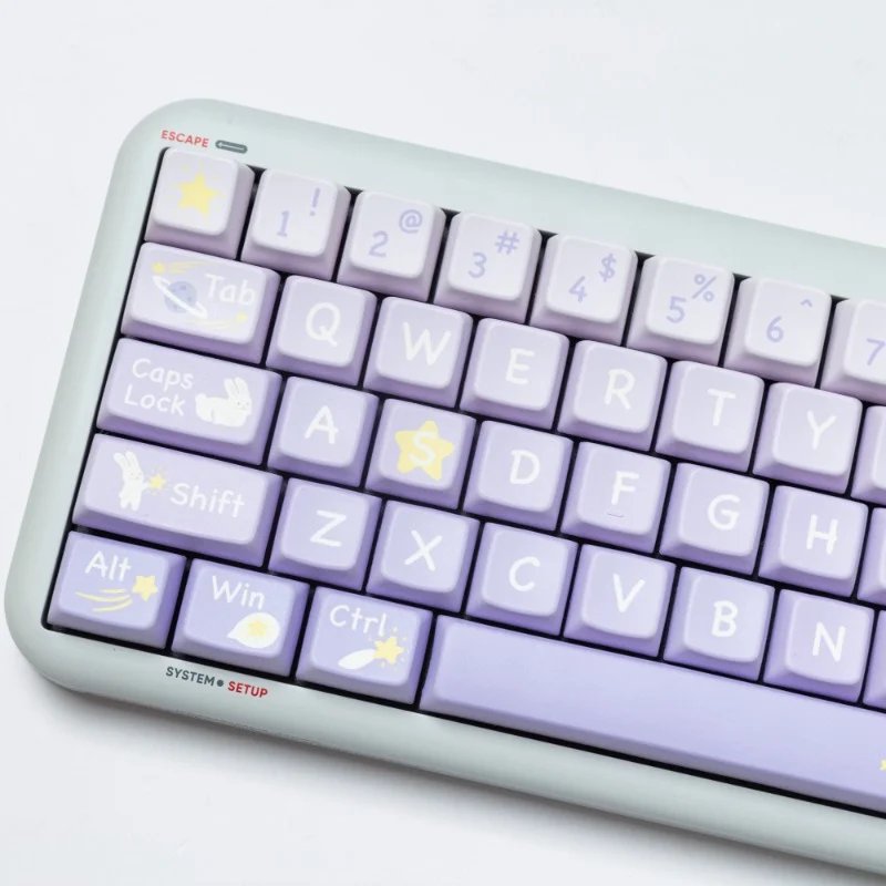GMK+ Star Bunny Cherry Custom Keycap Set - Image 4