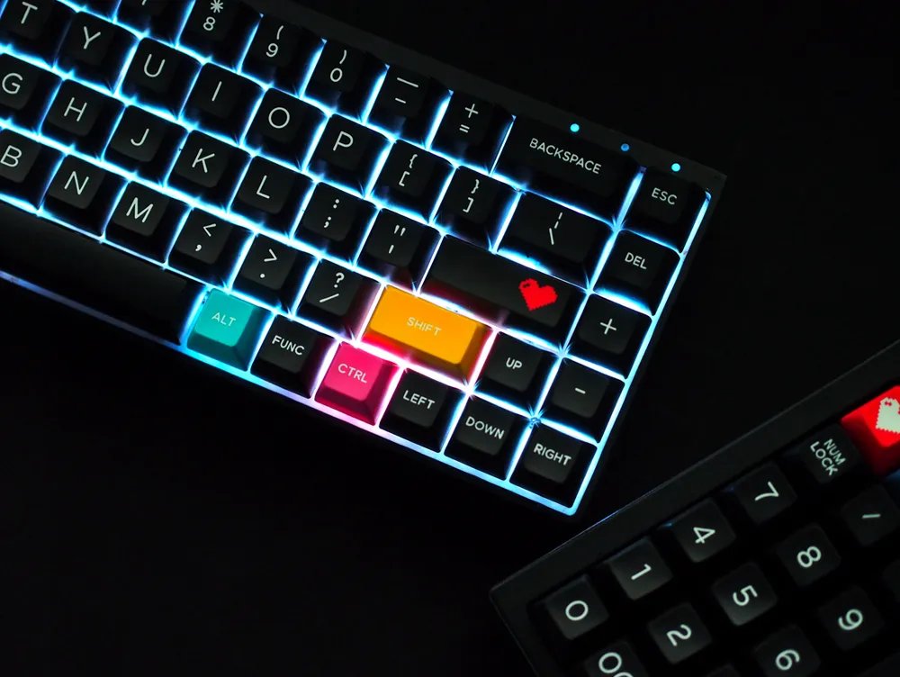 GMK+ Black WOB SA Custom Keycap Set