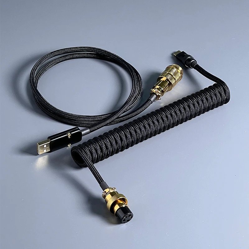 GMK+ Black USB - Type C Keyboard Cable