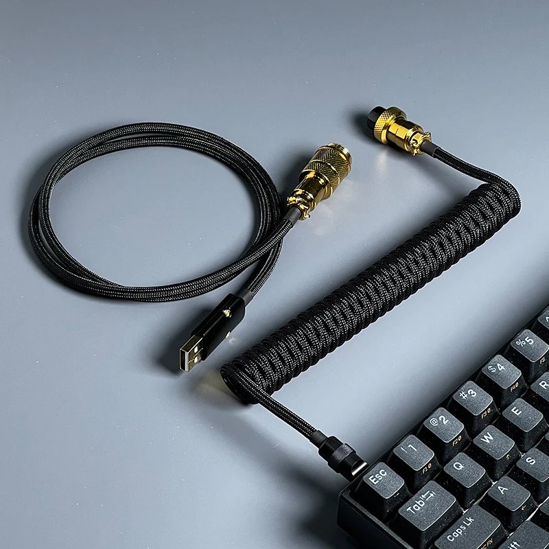 GMK+ Black USB - Type C Keyboard Cable